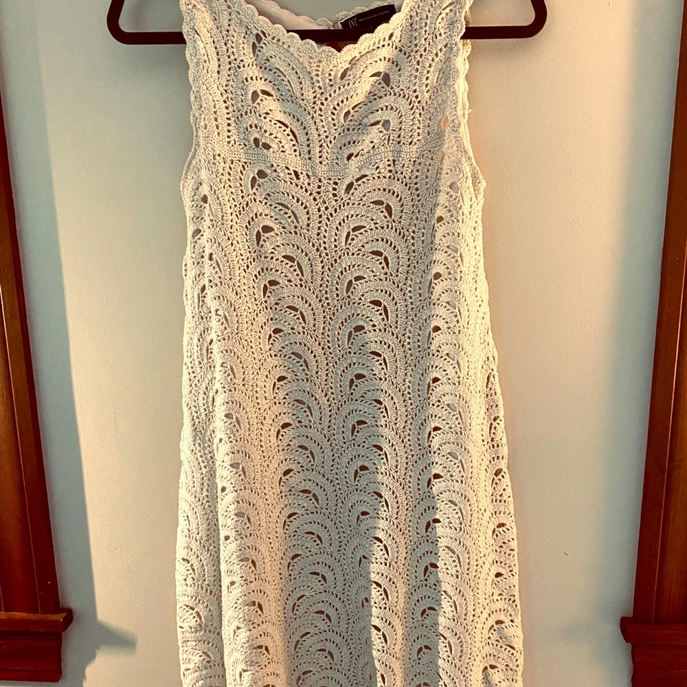 INC cotton lace dress size M